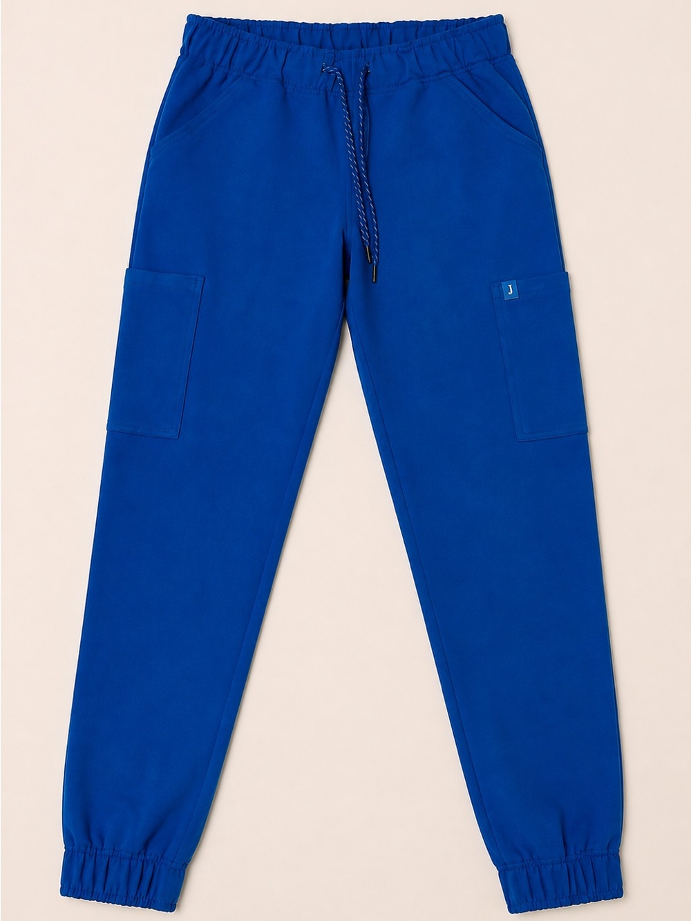 Jaanuu Electric Blue Cargo Joggers